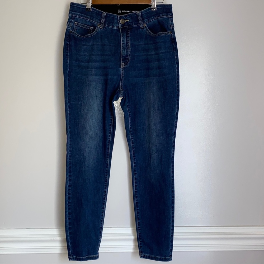 NY&C High Waist Super Skinny Jeans 16
